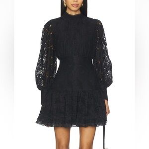 Bardot olessia lace mini dress